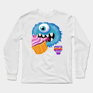 Monsters love cupcakes #2 Long Sleeve T-Shirt